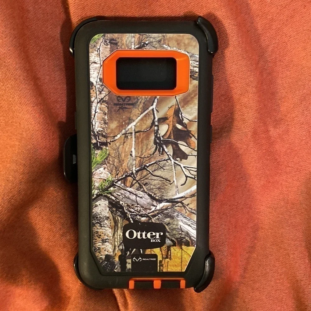 Otter Box Cell Phone Cover with Defender for Samsung Galaxy S8